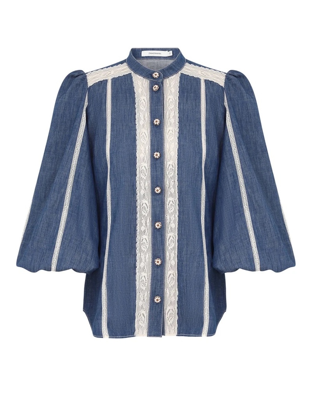 Zimmermann Awaken Denim short set - Picture 6 of 9